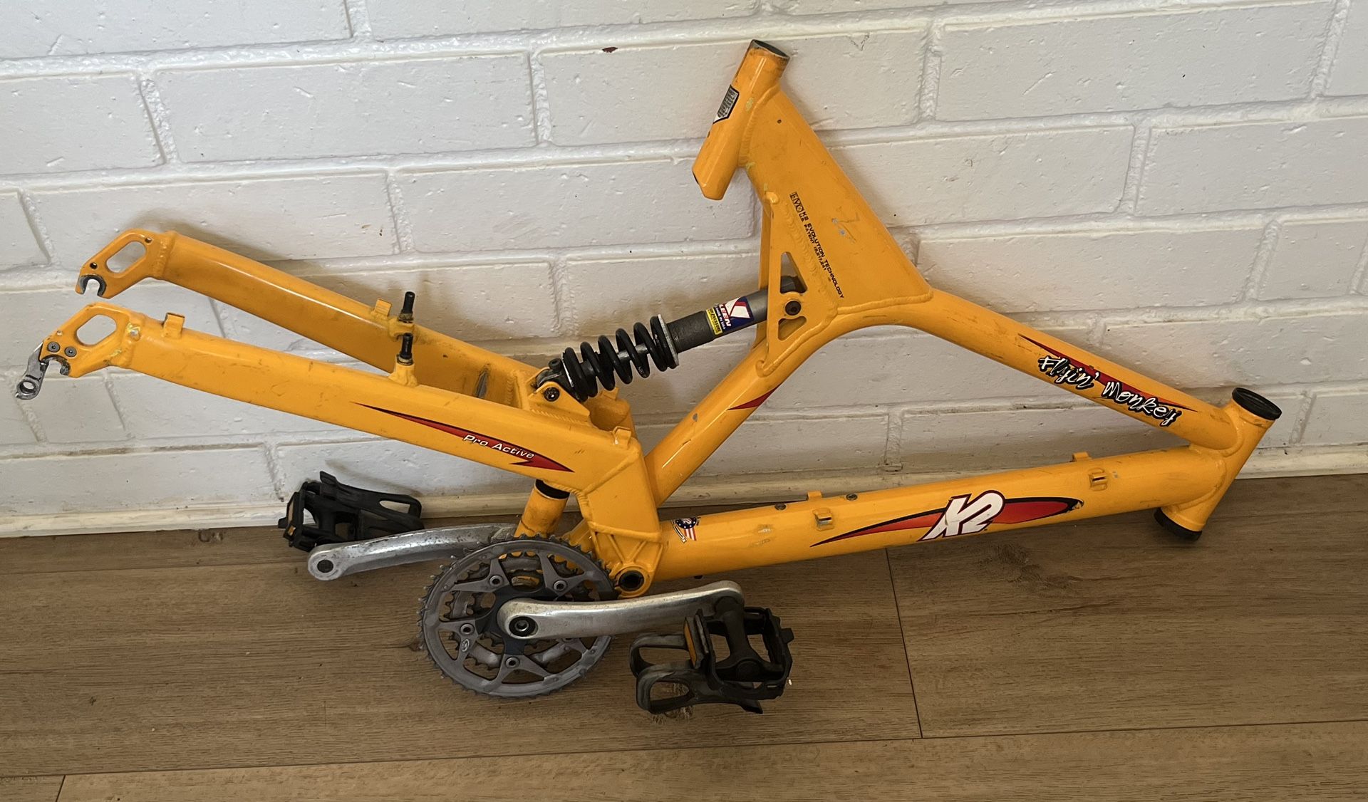 K2 MTB アルミフレーム 真鍮色っぽいゴールド OLD MTB 26インチ K2 MTB