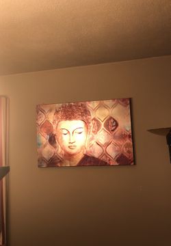 Buffs canvas painting length 2 feet width 3 feet