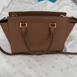 Brown Leather Michael Kors Purse 