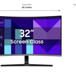 Samsung 32inch Curved Monitor In New Condition 