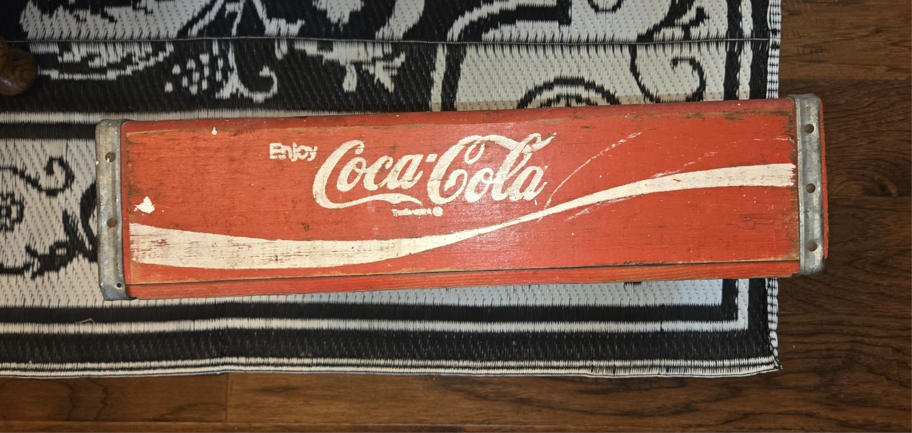 vintage Coca-Cola wooden crate,