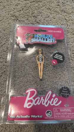 Barbie - Collectible Worlds Smallest Barbie