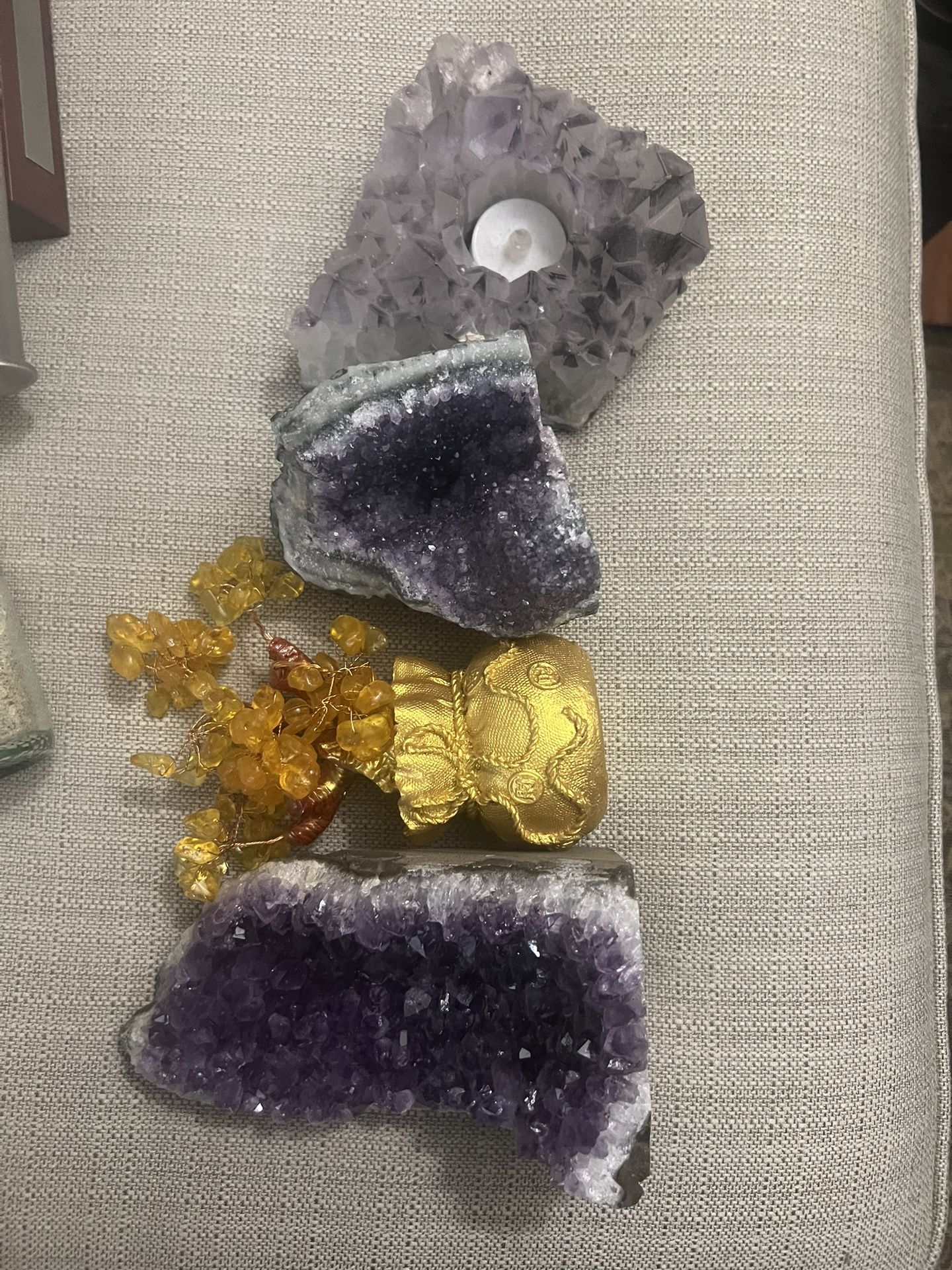 Amethyst And Citrine For Same. 