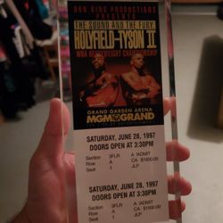 THE Fight Ticket In Mint Condition 
