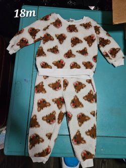 Baby Sherpa Reindeer Two-Piece Set 18M