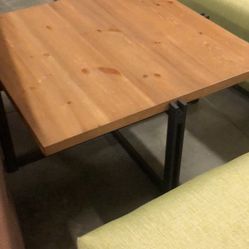 Three-piece cocktail table set one cocktail and two end tables