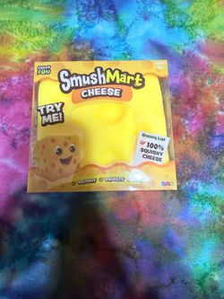 NEW SmushMart Cheese Squishy Sensory Fidget Toy Crazy Fun RMS