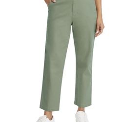 NWT G.H. Bass & Co. women Stylish Chino ankle Pants