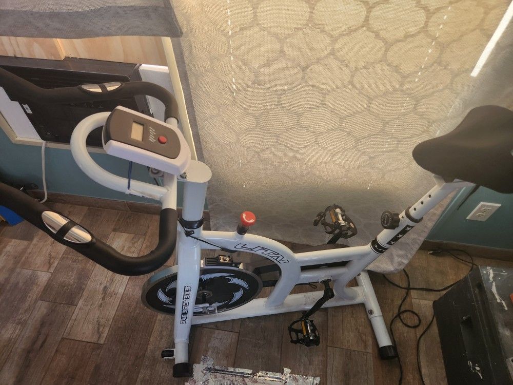 $50 Exercise Cycling For Home White Great Condition