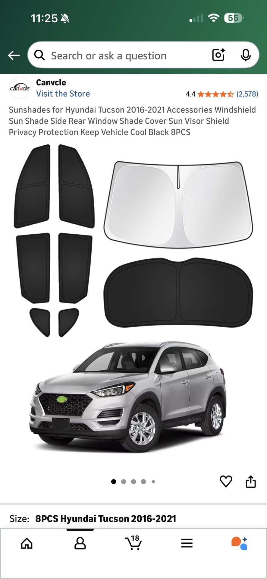 Hyundai Tucson Window Shades