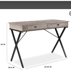 Writing desk with two drawers