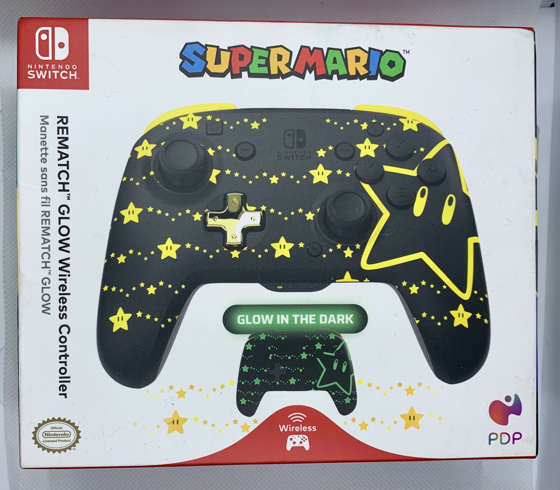 Super Mario Rematch Glow Wireless Controller