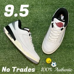 Size 9.5 Air Jordan 2/3 “White/Silver” 🎬