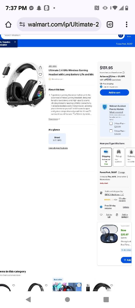 $130 Dollar Wireless Very Loud Bass And Sound Gaming Headphones For All Devices Expensive 100 Cash Now Negotiable