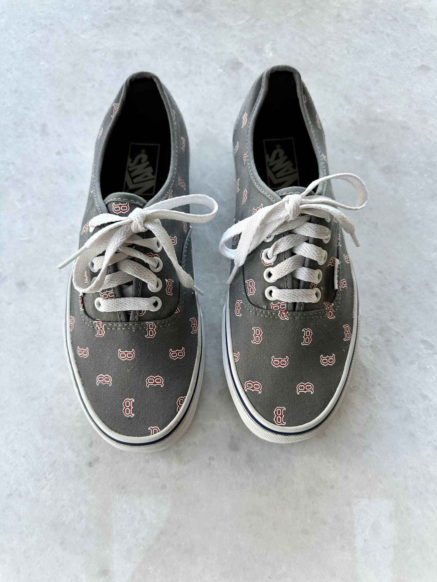 Vans Authentic MLB Boston Red Sox Skate Shoe Men Women