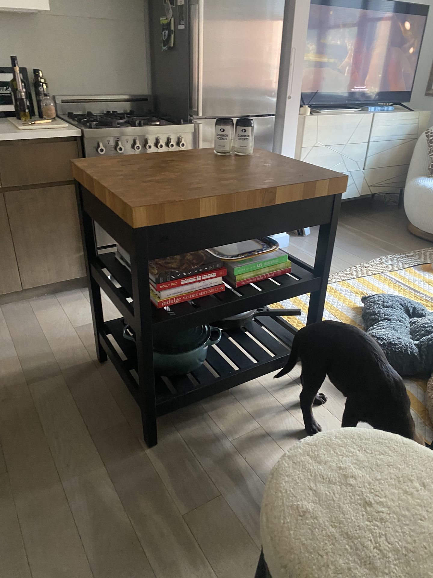 IKEA VADHOLMA Butcher Block Kitchen Table