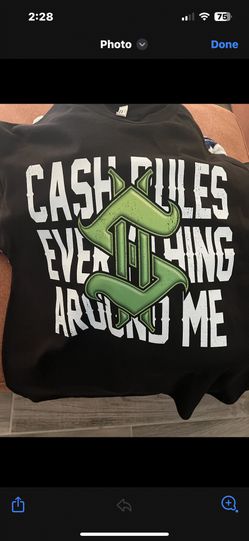 Money T-shirts Cream T or Embroidered Dollar Sign Tee 