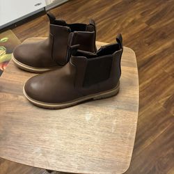 No heath-Pu Brown Ankle Boots