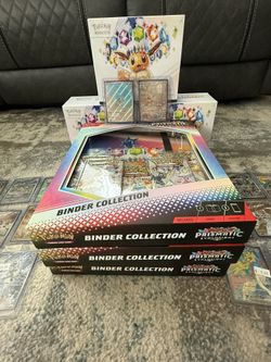 Pokemon Prismatic Evolution Lot + cards 