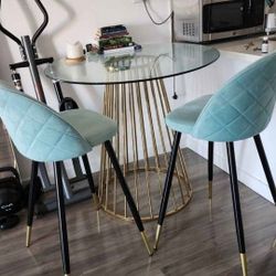 Table and Stools Set
