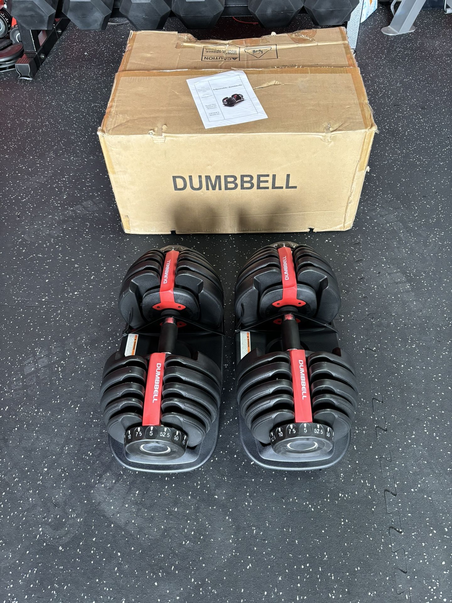 Adjustable Dumbbells