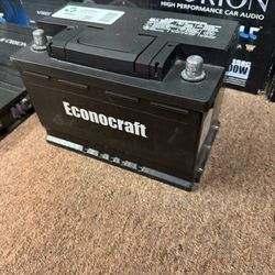 Car batteries $45 with your old core or $55 without your old battery