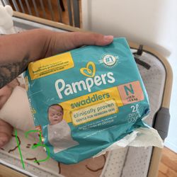 Assorted Baby Diapers – Honest, Huggies, Pampers – Sizes N, 1, and 2 — All for $35