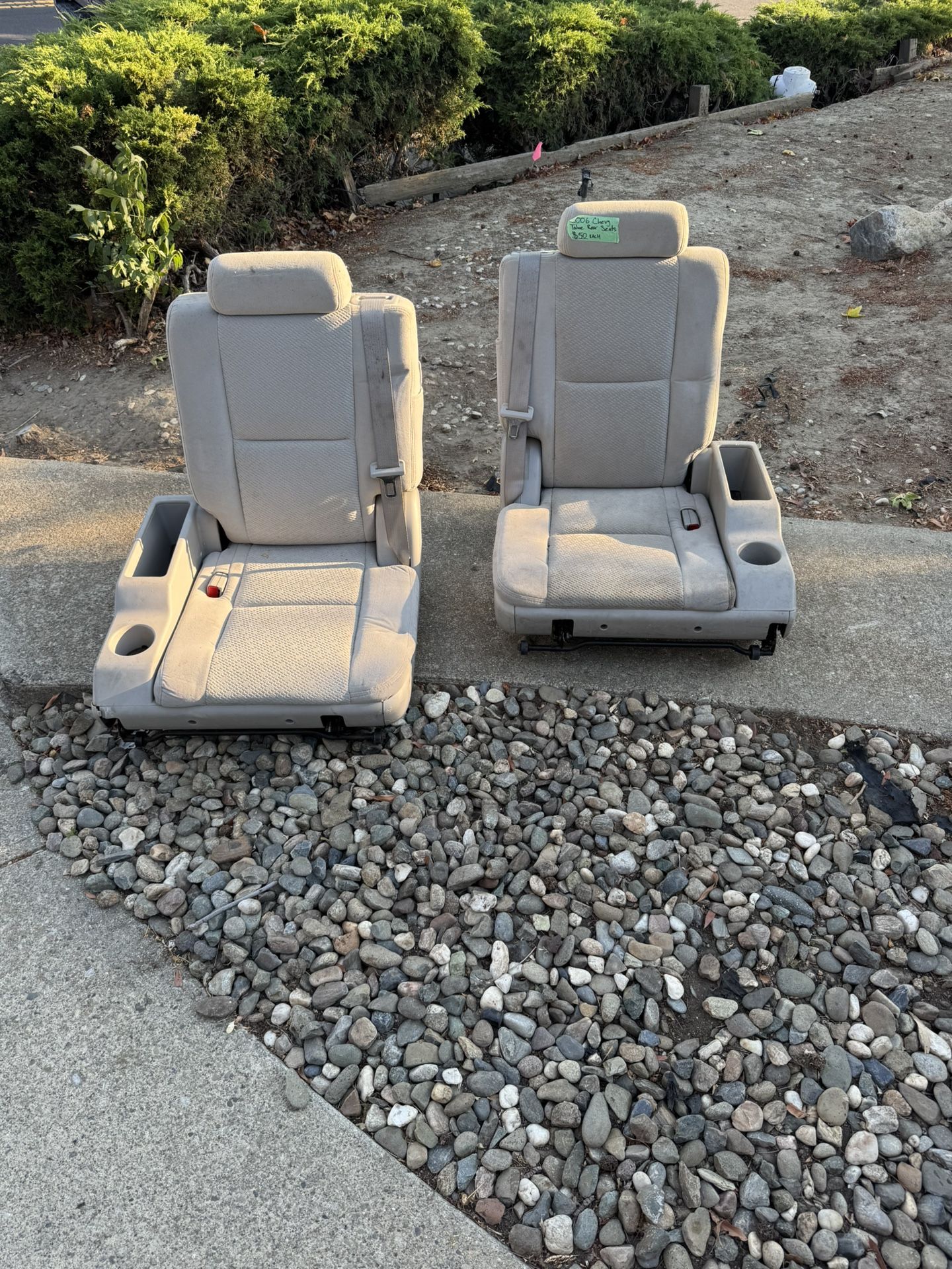 Chevy Tahoe  Rear Seats