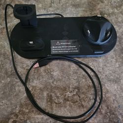 Wireless Charging Station, Compatible for AirPods Pro/iPhone/iWatch Series, 4 in1 Qi Fast Wireless Charger Stand Dock