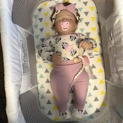 BRAND NEW 24 INCH SLEEPING 7 MONTH JUNE REBORN BY BZDOLL