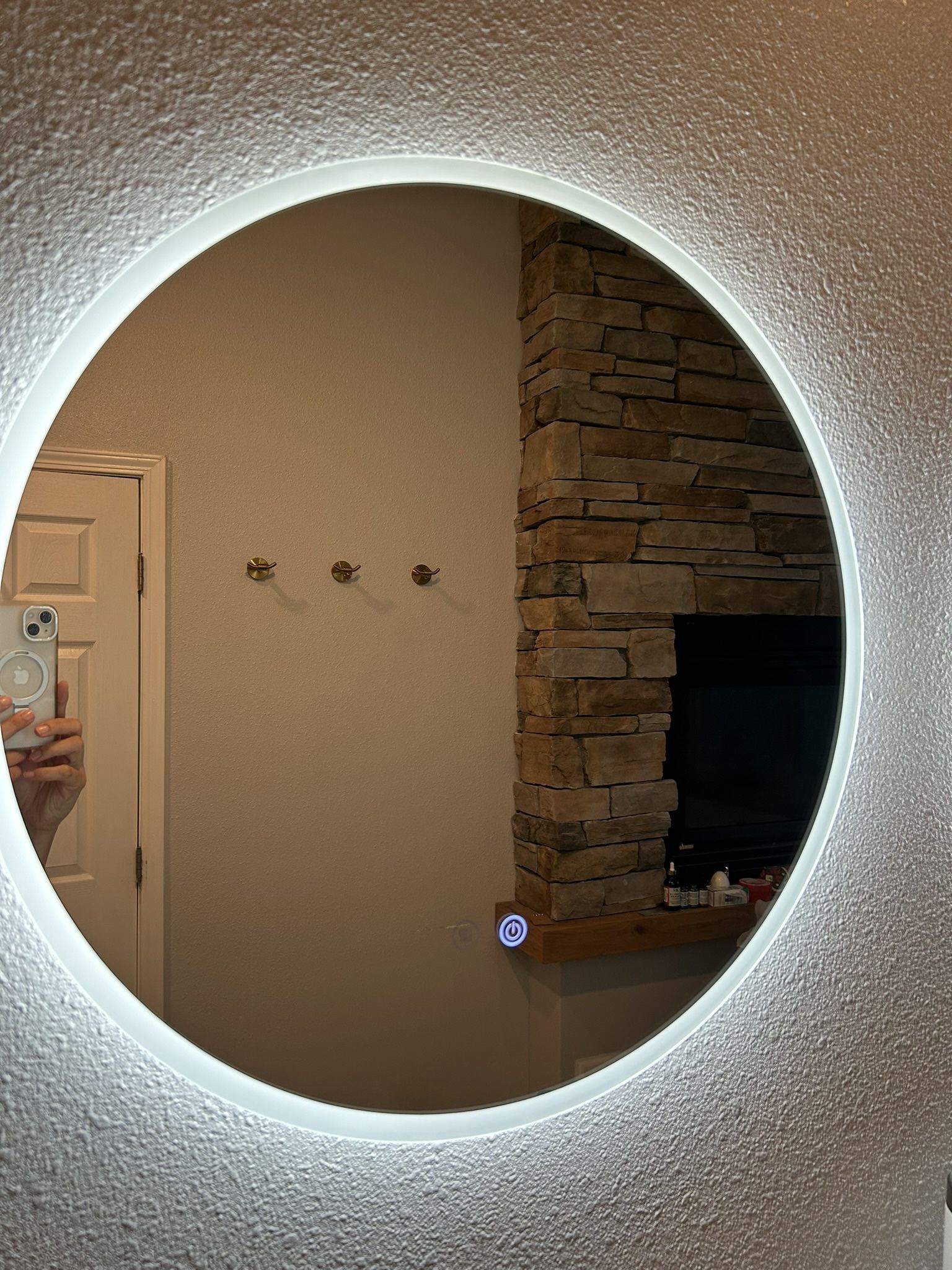 OBO Two 24” Round LED Bathroom Mirrors
