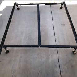 Adjustable Metal Bed Frame (Full/Queen/King) For Sale 