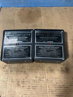 Cedarberg Industries Series 1B Phase Converters (Model 1400B)