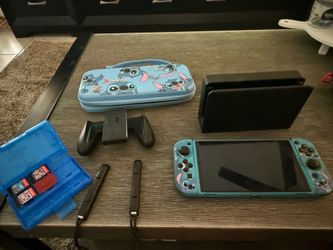Nintendo Switch with Loading Dock and Games