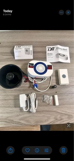 Milton's Bells MB WDCSK Wireless Warehouse Door Chime & Siren Kit, 2500 Ft Range, 12 Chime Tones, Adjustable Volume, Audible Alerts for Warehouses, Lo