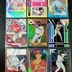 Huge Dollar Bin Lot Baseball Autos Rookies Refractors Numbered