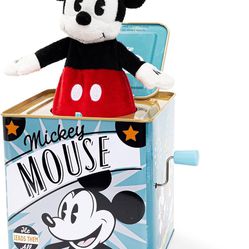  Disney Baby Retro Mickey Jack in The Box Musical Toy