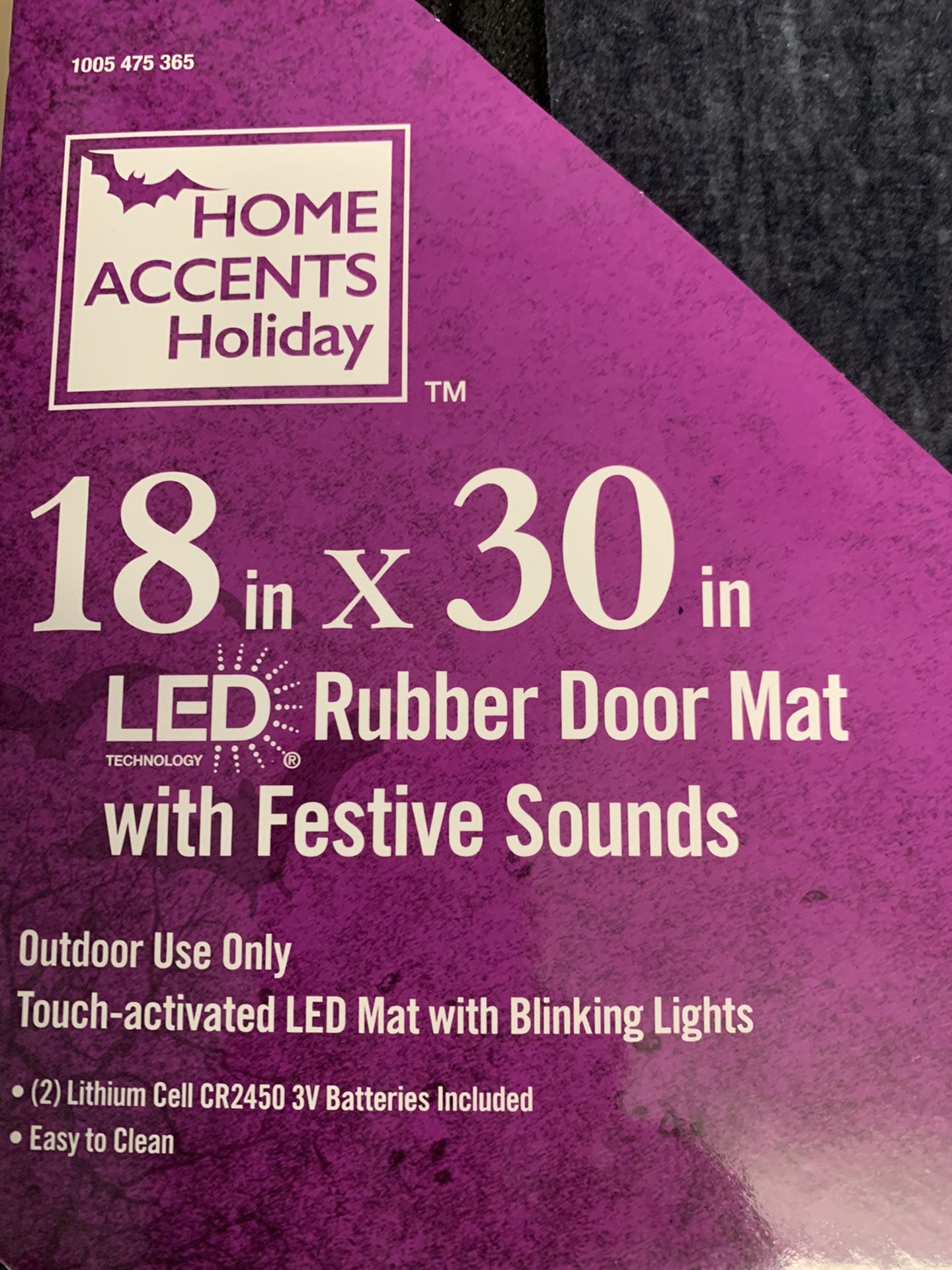 Halloween Rubber Door Mat