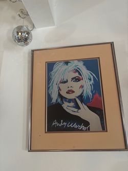 Andy Warhol Blondie Framed Pop Art Print