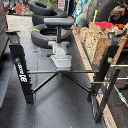 Bench with preacher, curl and leg curl