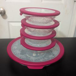 Platos y botanera rosita