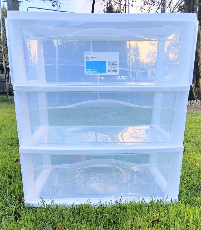 Clear Plastic Drawers 