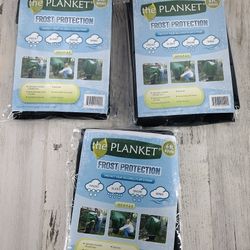 The Planket 6ft Round Frost Protection Plant Cover Blanket, Lot Of 3 New...