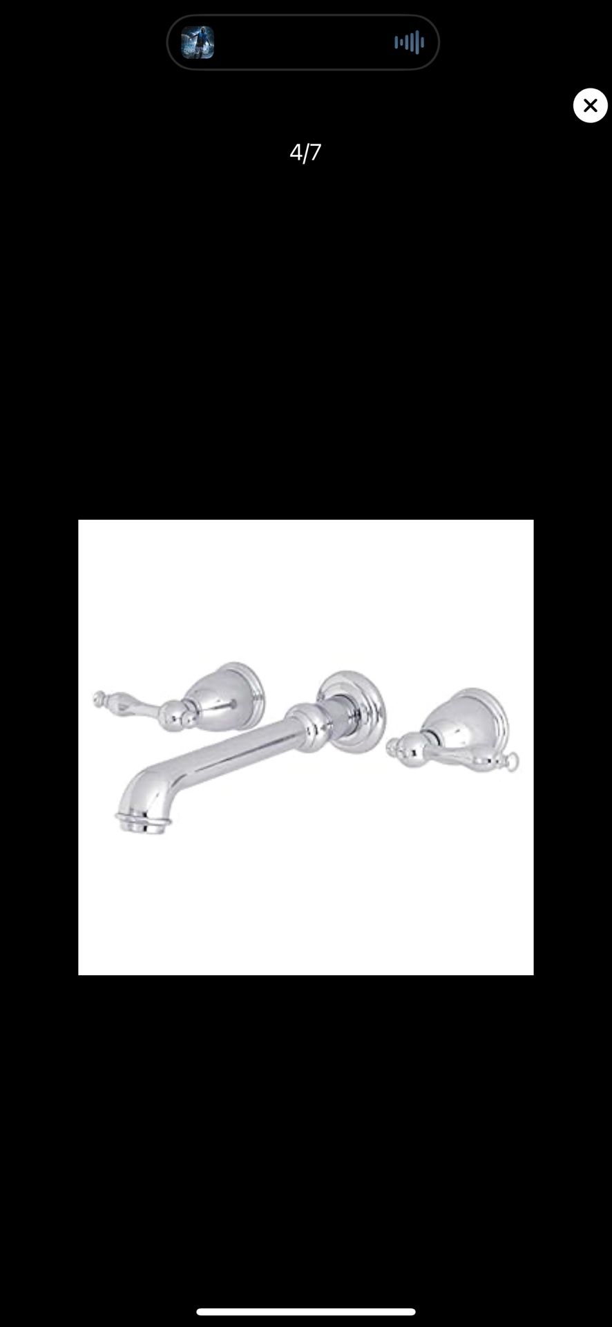 Kingston Brass Naples Two-Handle Wall Mount Roman Tub Faucet