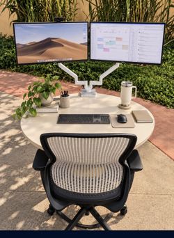 Human Scale Dual Pro Monitor Arms