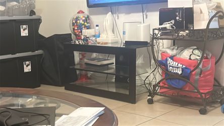 Glass Tv stand