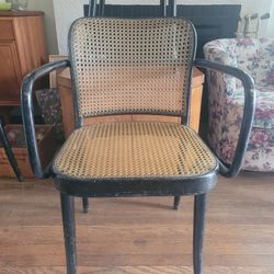 Black Bentwood & Cane Josef Hoffman for Stendig dining chairs, Set Of 4