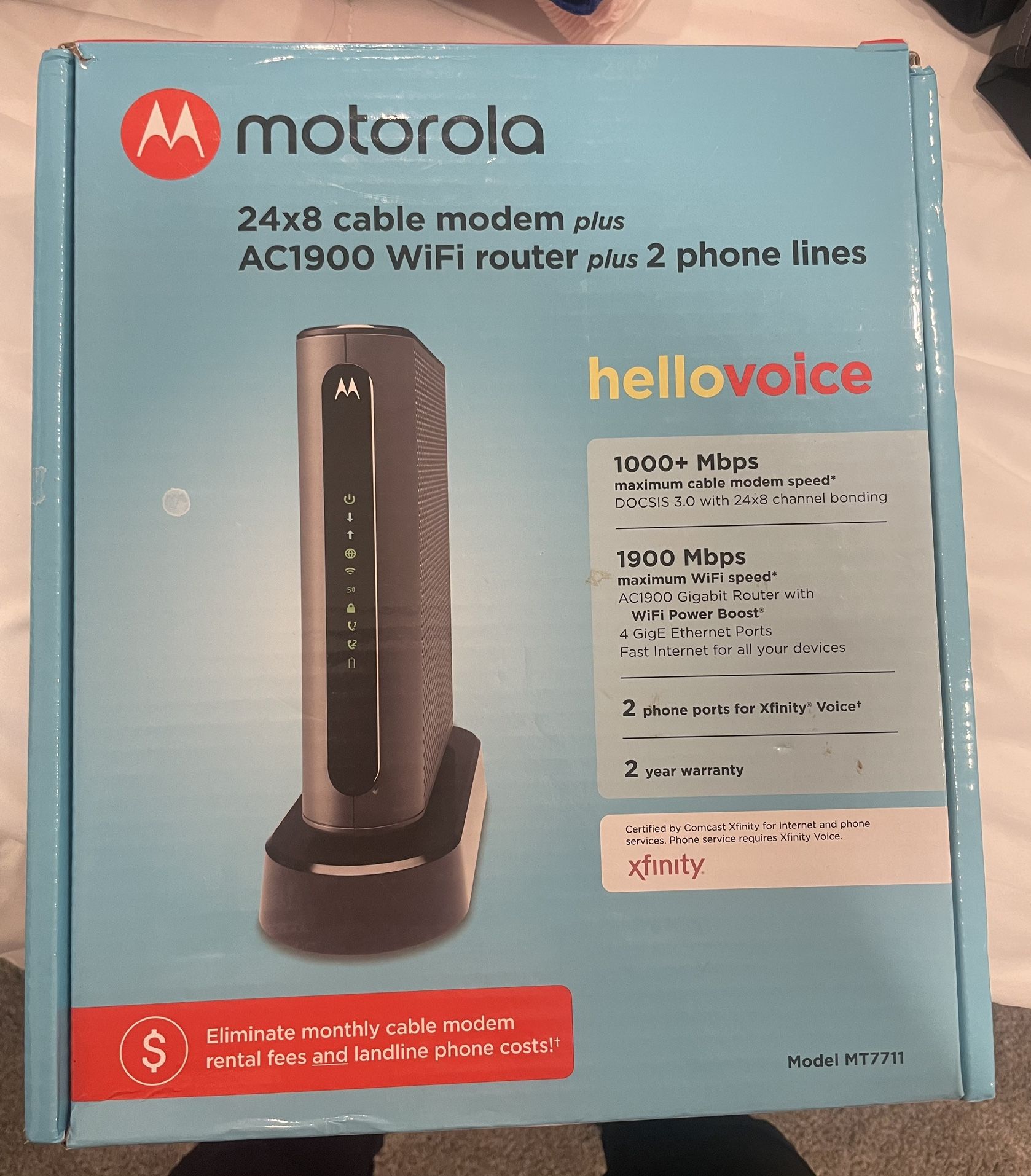 Motorola WiFi Modem/Router