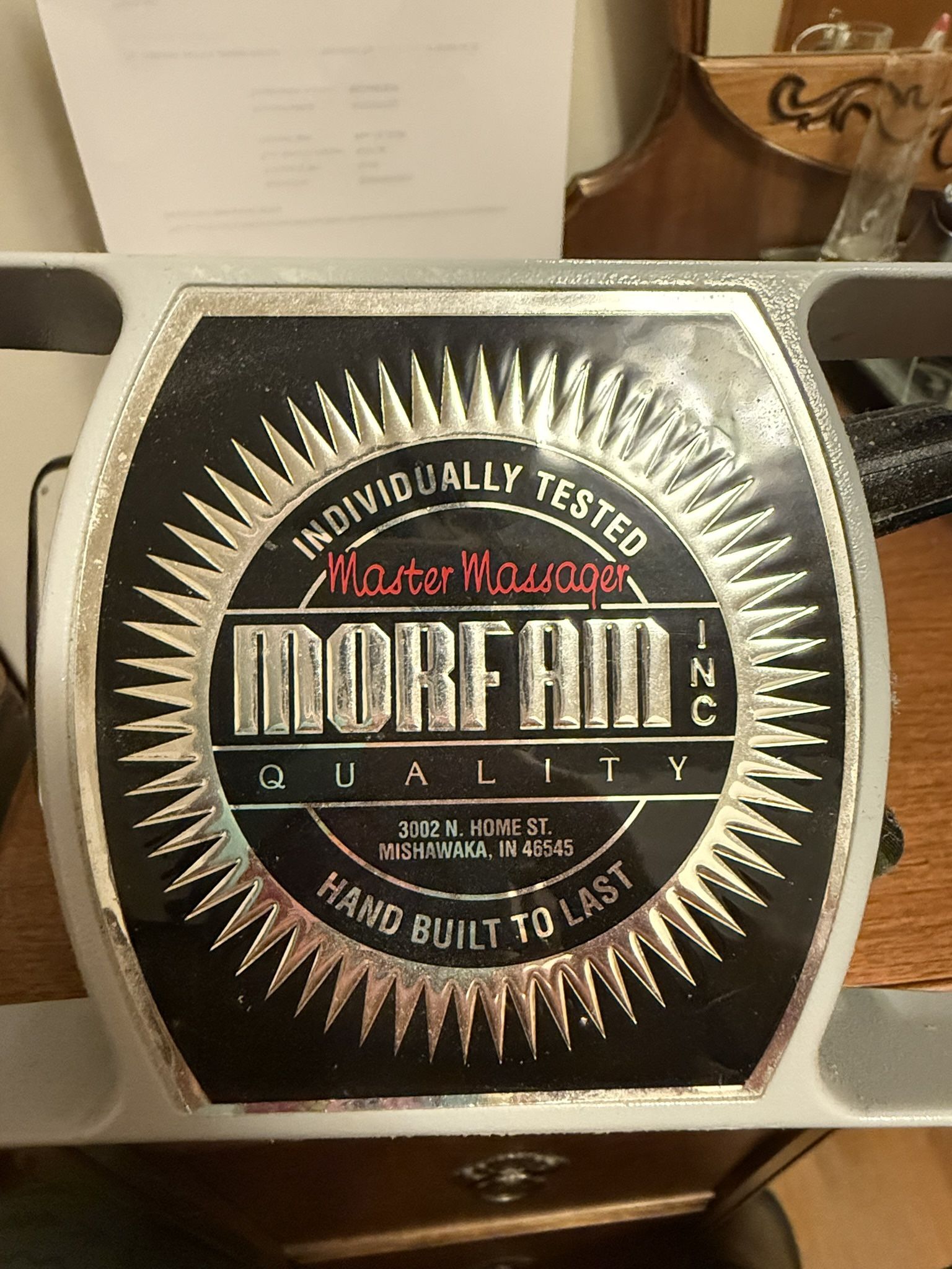 MORFAM Deep Tissue Master Massager Jeanie Rub Made in USA **