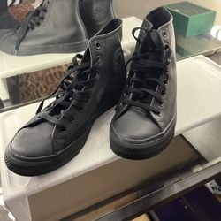 Leather Converse